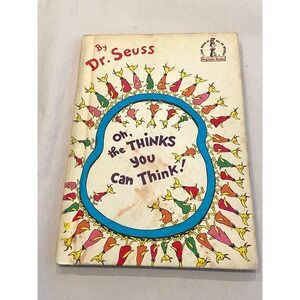 Dr. Seuss Oh The Thinks You Can Think! Hardcover 1975 First Edition Random House